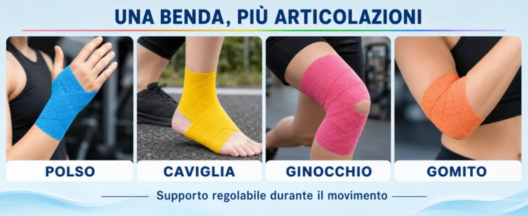 Fasciature sportive: come proteggere polso, dita e caviglia